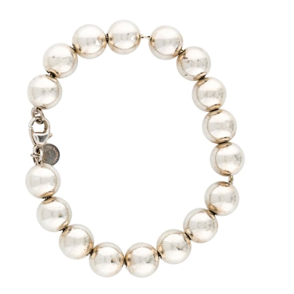 TIFFANY & CO. STERLING SILVER 925 BALL BRACELET - Picture 5 of 7